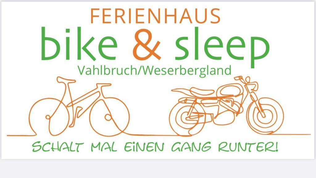 Bike & Sleep Weserbergland Ferienhaus Vahlbruch Экстерьер фото